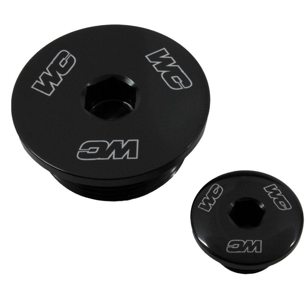 ENGINE PLUGS HONDA CRF250R/RX 18-25, CRF250F TRAIL 19-25 BLACK